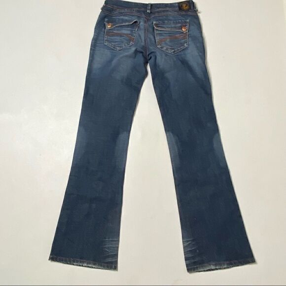 Source of Wisdom | Copper Distressed Jeans - Picture 6 of 7